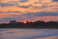 Sunset over Bailey' Beach